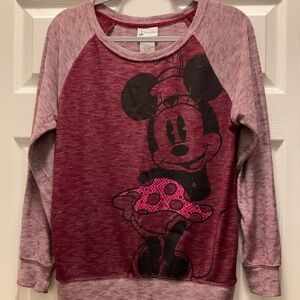 Disney Minnie Mouse Graphic Sweatshirt  Womens Small